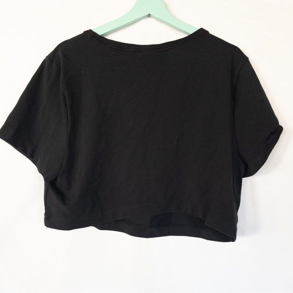 Nike Air Cropped Black Tee Shirt Size 1X - Picture 4 of 4